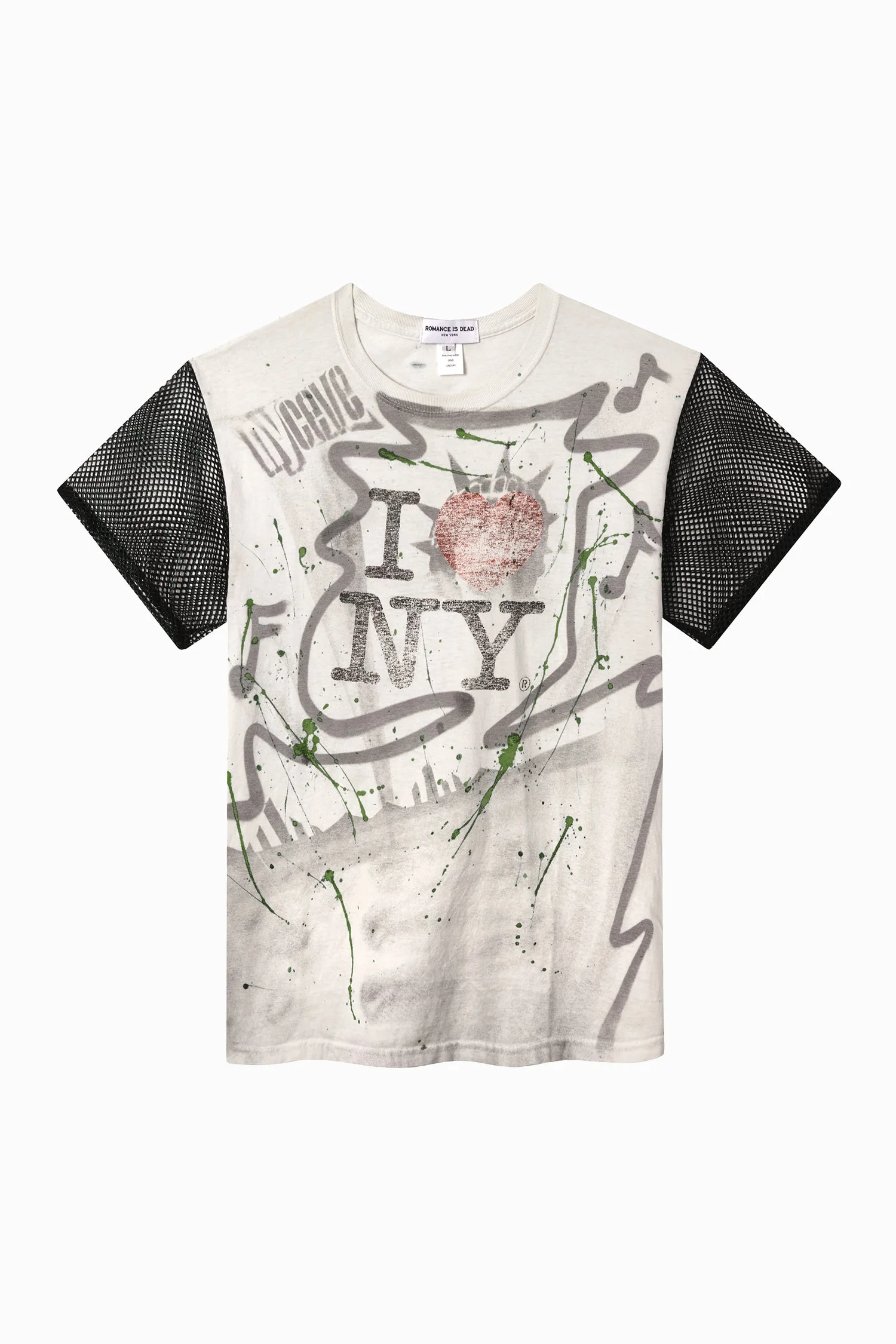 【GRAVER】CRAZY IN LOVE 半袖T T-shirt with cut out, Pink - Sisley
